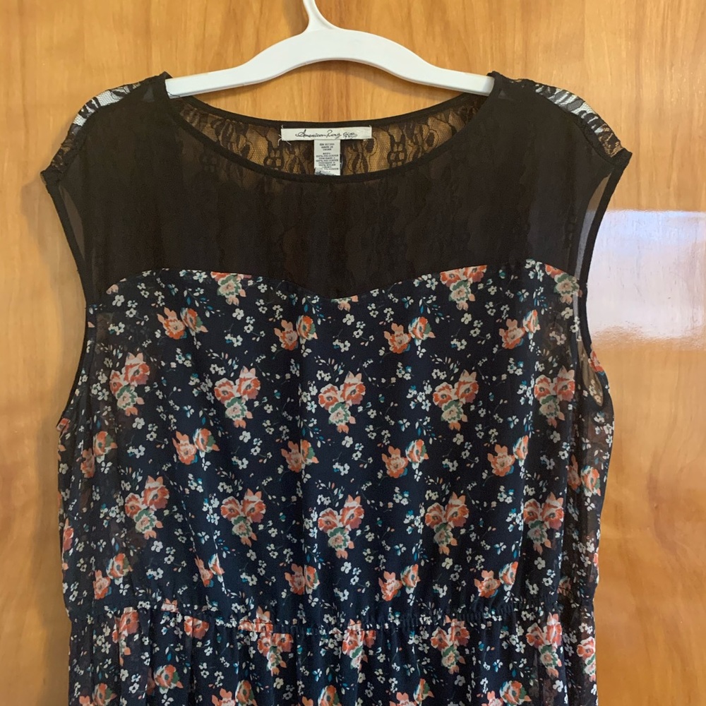 American Rag | Floral Silk Hi-Lo Dress